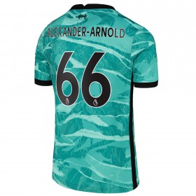 Liverpool Fodboldtrøjer Trent Alexander-Arnold 66 Udebanesæt 2020/21 Kort ærmer